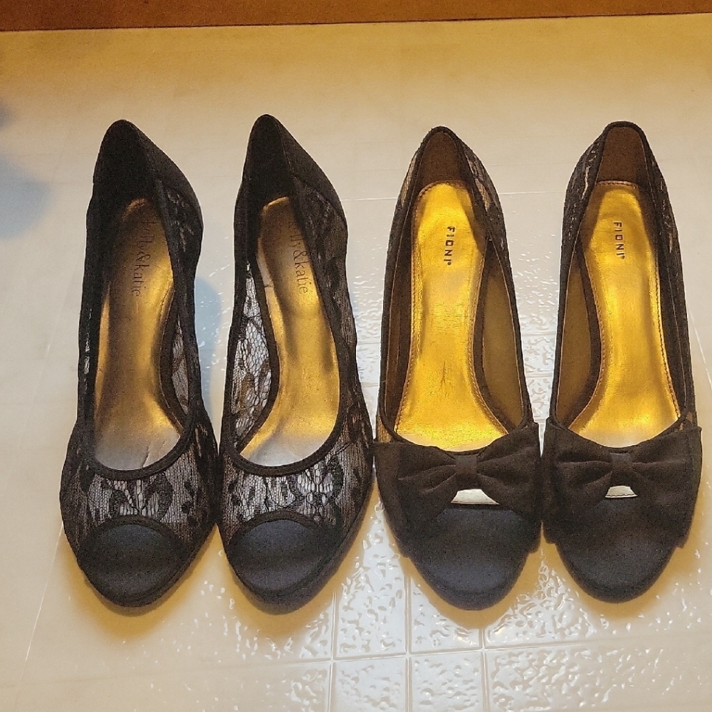 2 Pairs Of Elegant Women's Heels